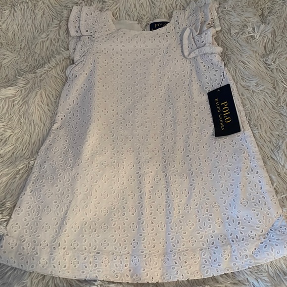 Ralph Lauren Other - NWT Ralph Lauren Eyelet Dress Lined 2T